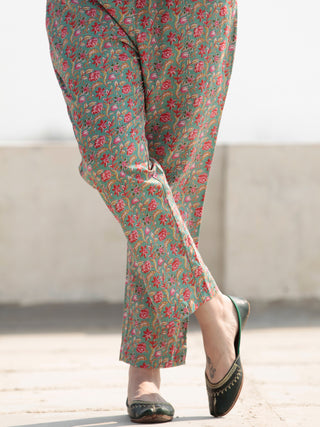 Zohra Hena - Set of Kurta Pants & Dupatta - KS62B2508D