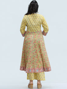 Rangrez Zafraan - Set of Anarkali Kurta Palazzo & Dupatta - KS33C2317D