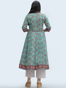 Rangrez Farhat - Set of Anarkali Kurta Palazzo & Dupatta - KS25D2328D