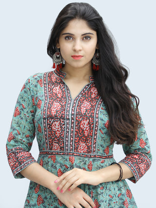 Rangrez Farhat - Set of Anarkali Kurta Palazzo & Dupatta - KS25D2328D