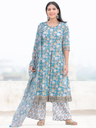 Nayab Gulbahar - Set of Kurta Palazzo & Dupatta - KS138A2568D