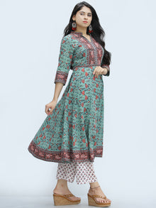 Rangrez Farhat - Set of Anarkali Kurta Palazzo & Dupatta - KS25D2328D