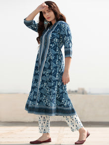 Zohra Shabd - Set of Anarkali Kurta Pants & Dupatta - KS29M2509D