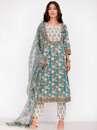 Harit Naina Set Of Kurta Pant Dupatta