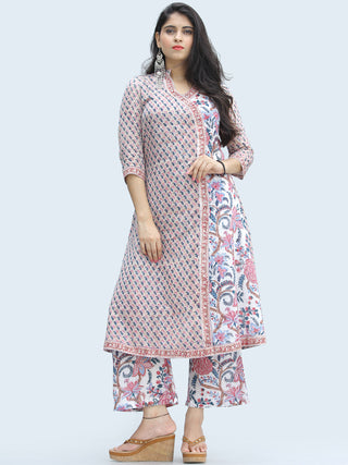 Rangrez Farnaz - Set of Kurta Palazzo & Dupatta - KS44B2330D
