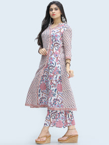Rangrez Farnaz - Set of Kurta Palazzo & Dupatta - KS44B2330D