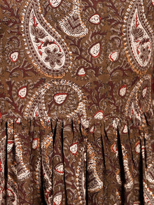 PAISLEY CLASSICS - Hand Block Printed Cotton Long Dress  - D136F1732