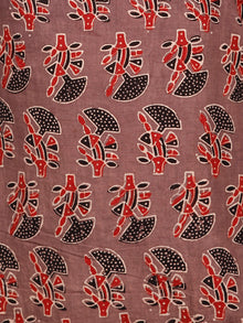 Black Brown Maroon Hand Block Printed Kurta - K134f1660
