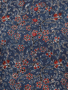 Indigo Maroon Ajrakh Hand Block Printed Kurta - K136f1676