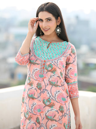 Jashn Sameera - Set of Kurta Pants & Dupatta - KS60F2498D