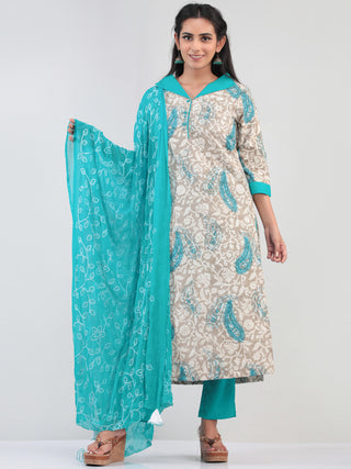 Bahaar Arnaz - Set of Kurta Pants & Dupatta - KS07C1397D