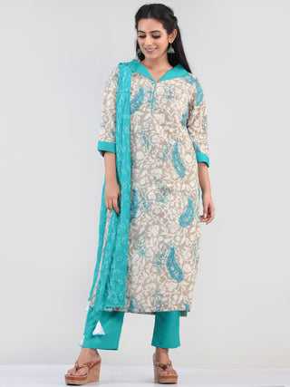 Bahaar Arnaz - Set of Kurta Pants & Dupatta - KS07C1397D
