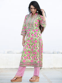 Jashn Aleena - Set of Kurta Pants & Dupatta - KS02A2493D