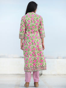 Jashn Aleena - Set of Kurta Pants & Dupatta - KS02A2493D