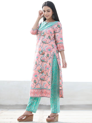 Jashn Sameera - Set of Kurta Pants & Dupatta - KS60F2498D