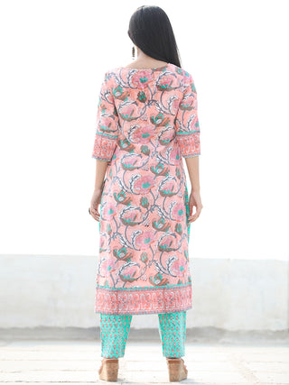 Jashn Sameera - Set of Kurta Pants & Dupatta - KS60F2498D