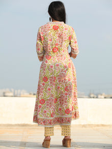 Jashn Amna - Set of Kurta Pants & Dupatta - KS163A2492D