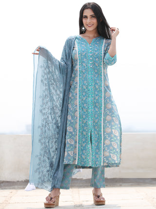 Jashn Zohra - Set of Kurta Pants & Dupatta - KS29K2500D