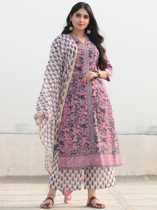 Jashn Nargish - Set of Kurta Pants & Dupatta - KS53C2360D