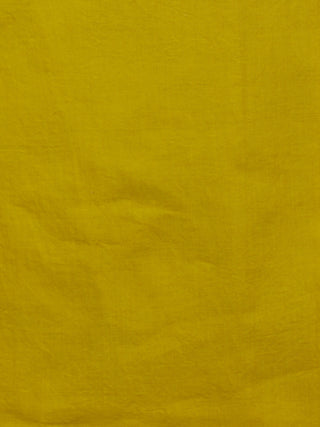 Indigo Ivory Yellow Hand Shibori Dyed Chanderi Kurta & Chiffon Dupatta With Cotton Salwar Fabric Set of 3- S1628221