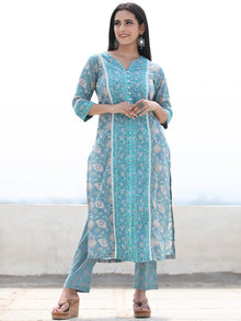 Jashn Zohra - Set of Kurta Pants & Dupatta - KS29K2500D