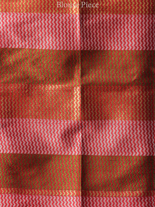 Banarasee Organza Saree With Zari & Resham Work - Black Red & Gold - S031704315