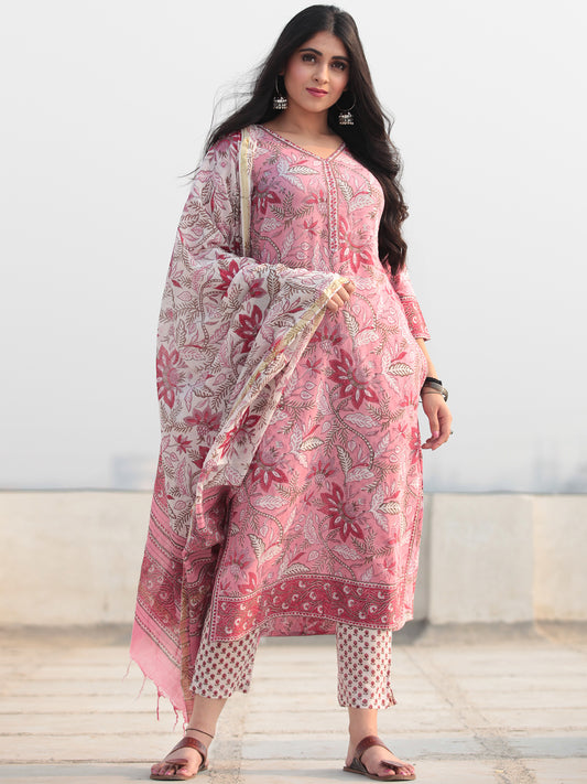Jashn Gulpari - Set of Kurta Pants & Dupatta - KS53D2371D