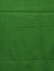 Indigo Ivory Green Hand Shibori Dyed Chanderi Kurta & Chiffon Dupatta With Cotton Salwar Fabric Set of 3- S1628223