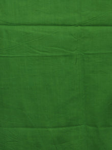 Indigo Ivory Green Hand Shibori Dyed Chanderi Kurta & Chiffon Dupatta With Cotton Salwar Fabric Set of 3- S1628223