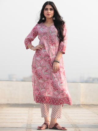 Jashn Gulpari - Set of Kurta Pants & Dupatta - KS53D2371D