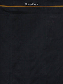 Black Pink White Telia Rumal Double Ikat Handwoven Pochampally Mercerized Cotton Saree - S031703519