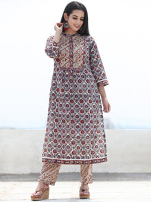 Bahaar Nazmil - Set of Kurta Pants & Dupatta - KS164A2465D