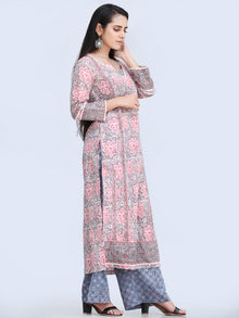 Rozana Beena - Set of Kurta Pants & Dupatta - KS60P2489D