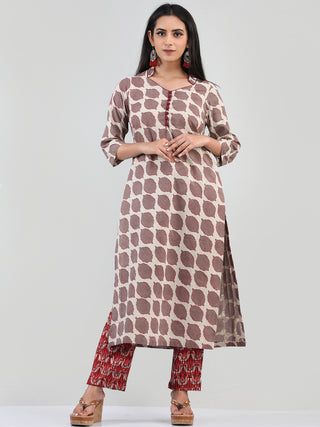 Bahaar Ibda - Set of Kurta Pants & Dupatta - KS47B1356D