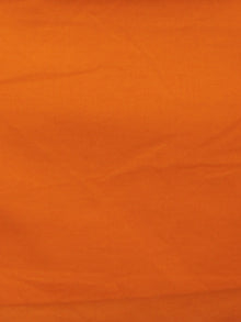 Black White Grey Orange Hand Block Printed Cotton Suit-Salwar Fabric With Chiffon Dupatta - S16281224