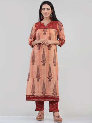 Bahaar Rada - Set of Kurta Pants & Dupatta - KS60L1078D