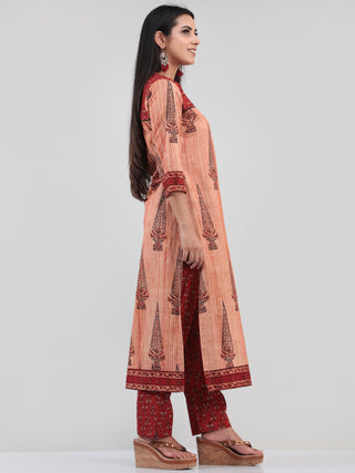 Bahaar Rada - Set of Kurta Pants & Dupatta - KS60L1078D