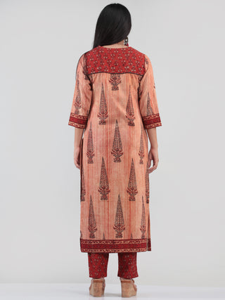 Bahaar Rada - Set of Kurta Pants & Dupatta - KS60L1078D