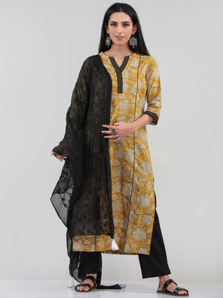 Bahaar Raeha - Set of Kurta Pants & Dupatta - KS47C1376D