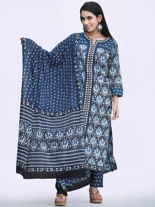 Bahaar Saba - Set of Kurta Pants & Dupatta - KS53E2451D