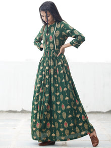 Utsav Flair - Hand Block Printed Long Cotton Dress - D351FXXX
