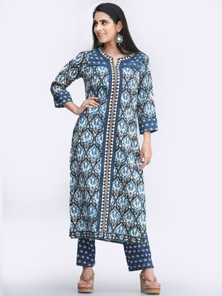 Bahaar Saba - Set of Kurta Pants & Dupatta - KS53E2451D