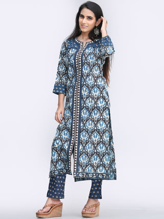 Bahaar Saba - Set of Kurta Pants & Dupatta - KS53E2451D
