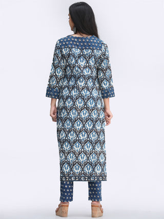 Bahaar Saba - Set of Kurta Pants & Dupatta - KS53E2451D