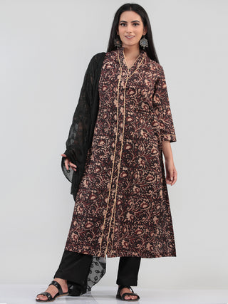 Bahaar Najah - Set of Kurta Pants & Dupatta - KS47D1385D