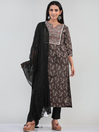 Bahaar Naija - Set of Kurta Pants & Dupatta - KS47E1370D