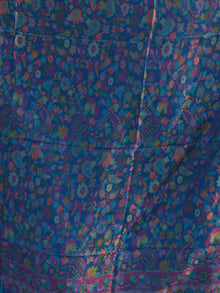 Sky Blue Multi Color Kani Jamawar Silk Wool Kashmiri Shawl - S200522