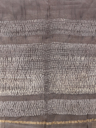 Kashish White Kota Silk Hand Block Printed Dupatta  - D04170704