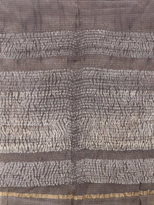 Kashish White Kota Silk Hand Block Printed Dupatta  - D04170704