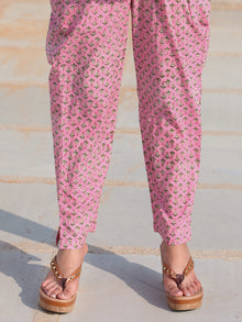Jashn Gulab - Set of Kurta Pants & Dupatta - KS04A2493D
